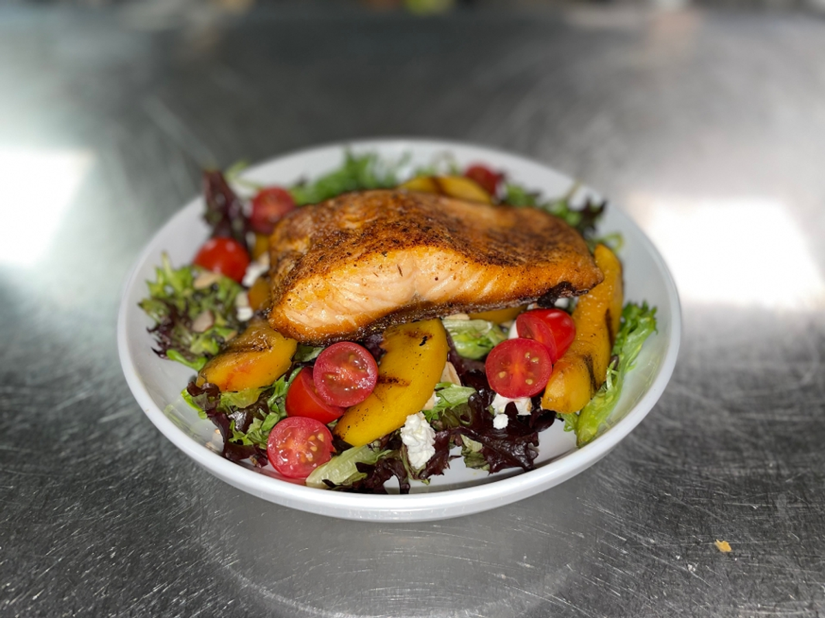 Steelhead Peach Salad