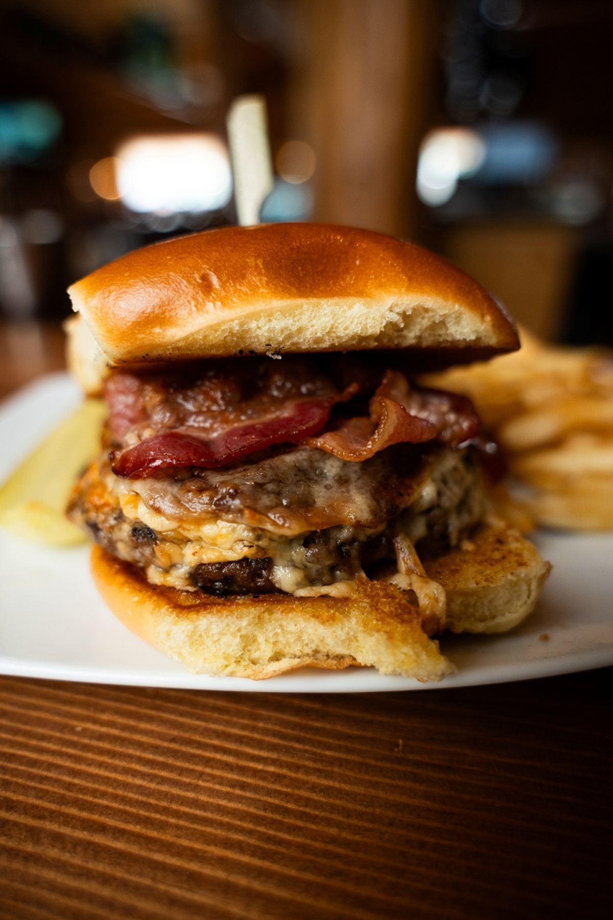 Triple Bacon Burger